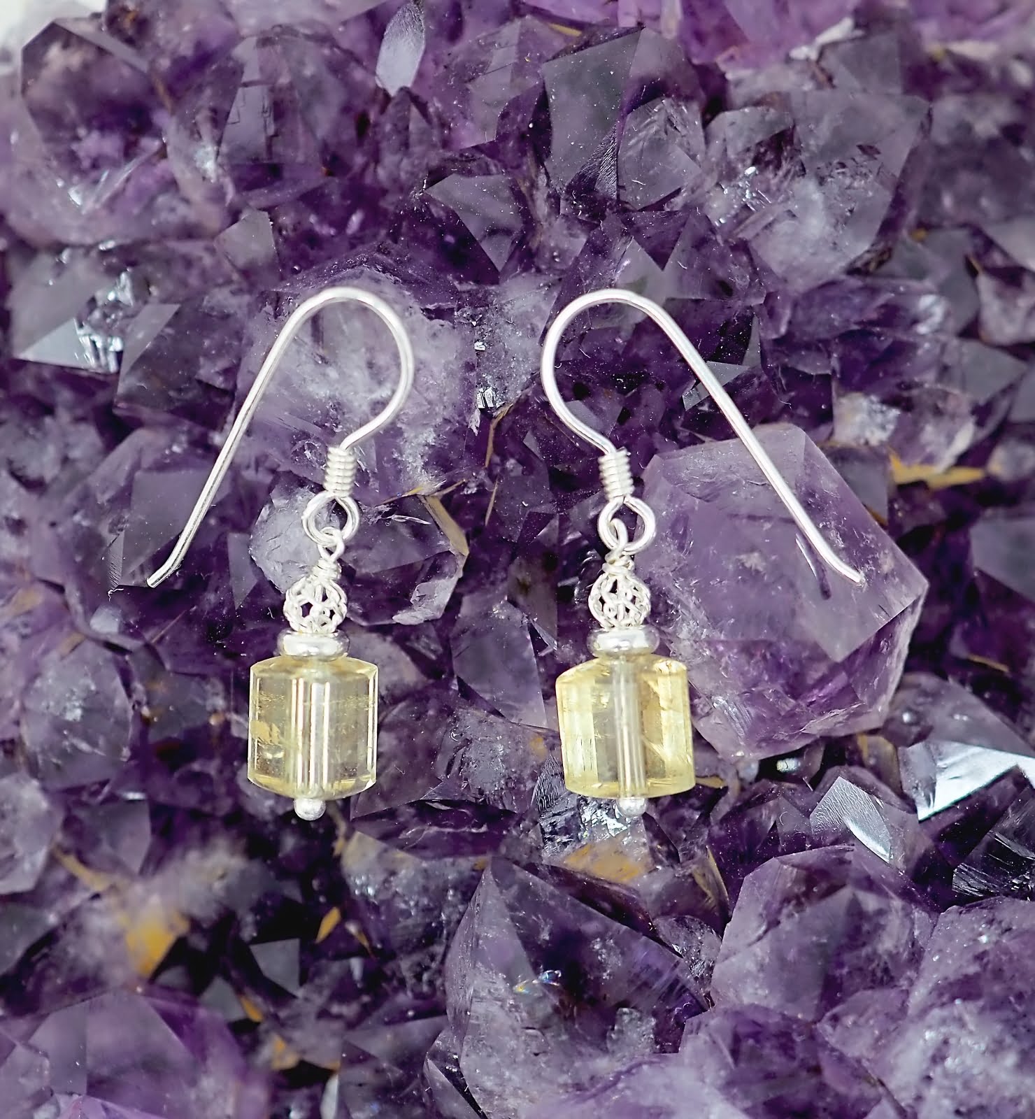 Citrine earrings